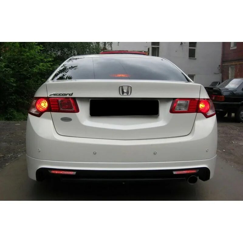 Аккорд задний бампер. Honda accord 8 задний бампер. type s accord 8 накладка. задний бампер type s accord 8. accord 8 type s mugen.