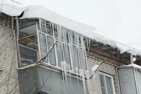Потек балкон