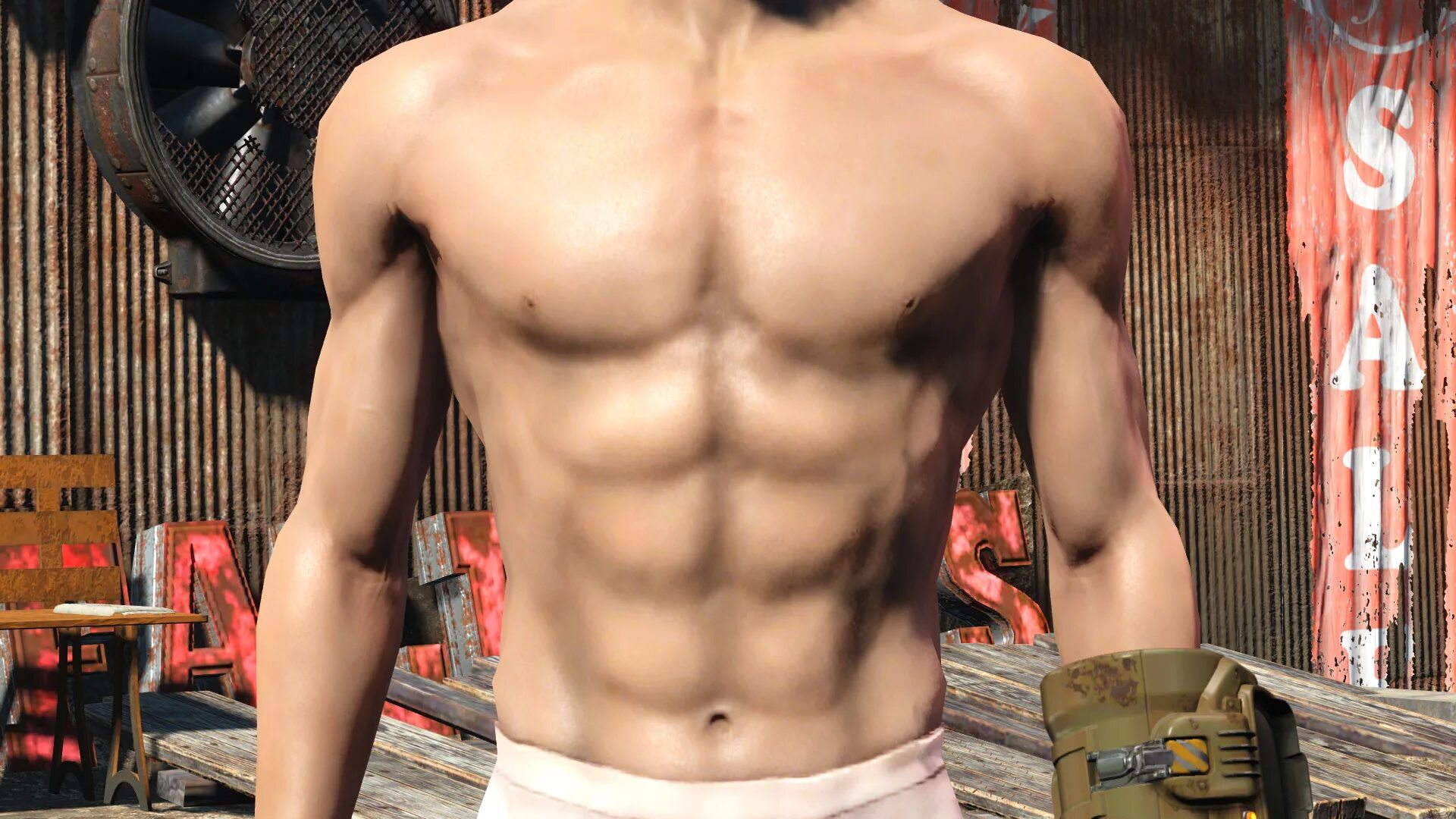 Fallout 4 текстура тел. Фоллаут 4 male body. фоллаут 4 мужское тело. fallout 4 реплейсер мужских тел +18. fallout 4 мускулы.