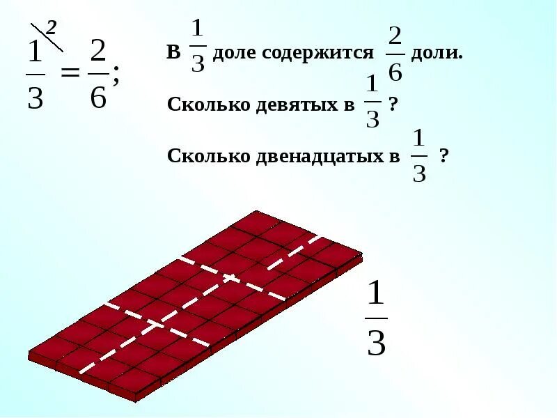 Сколько четырнадцатых долей в 1 7