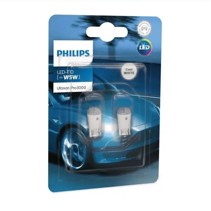 Филипс диодные. Philips Ultinon pro3000 w5w. Philips 11961ulwx2 лампа светодиодная w5w" 12в 2шт. Philips led t10 w5w 6000k. Philips Ultinon pro3000 si 11961u30cwb2 w5w 12v 0.6w 2 шт..