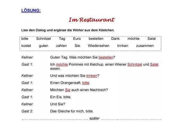 Диалоги меню. Диалог на немецком языке. Диалог в кафе на английском для детей. Меню диалога. Диалоги меню.