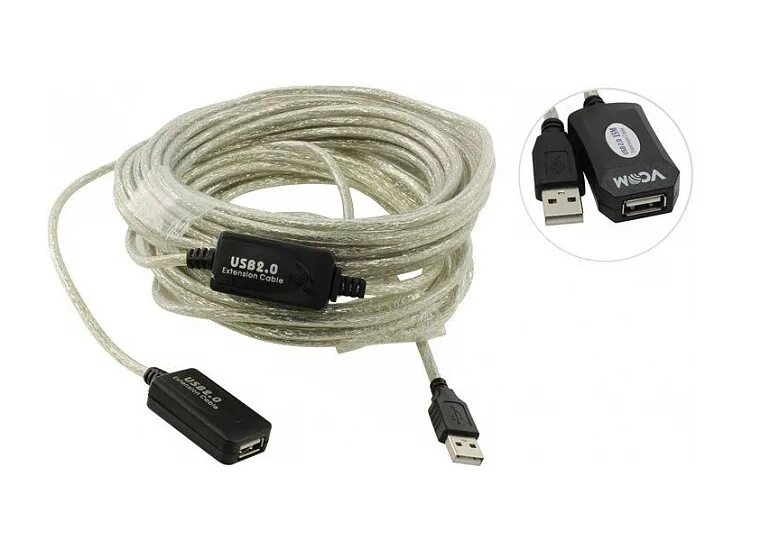 Кабель адаптер vcom usb. Кабель usb vcom vus7049 10. удлинитель активный usb 2.0 a -&gt; a vcom vus7049 10 метров 1 шт. usb 3,0 удлинительный кабель с креплением для автомобиля. vcom адаптер инвента.