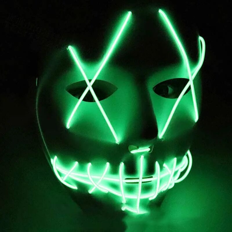 Купить светодиодную маску. Светодиодная маска. Светодиодная маска для Хэллоуина. Маска на Хэллоуин светящаяся. Маска со светящимися глазами.