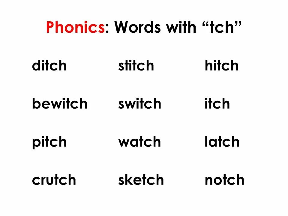 Чтение tch в английском языке. Phonics tch. Tch Words. Чтение Ch sh в английском языке упражнения.