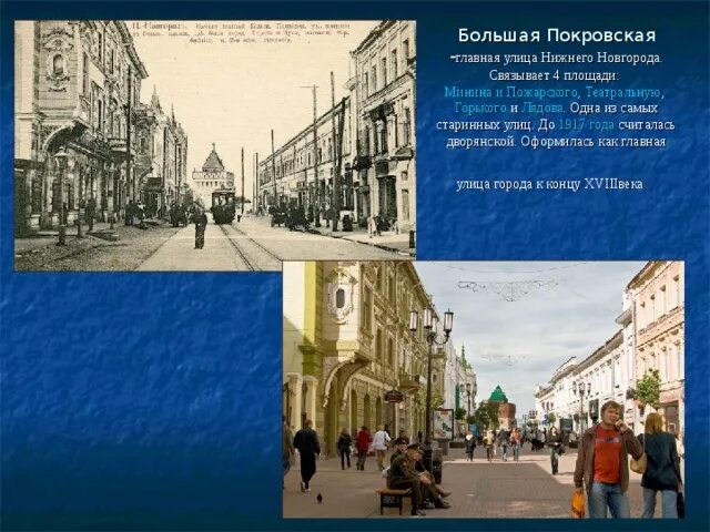 Названия улиц нижний новгород. Название улиц связанные с профессиями. Улицы профессии нижнего новгорода. Рождественская улица улица в нижнем новгороде. Улицы нижнего новгорода презентация.