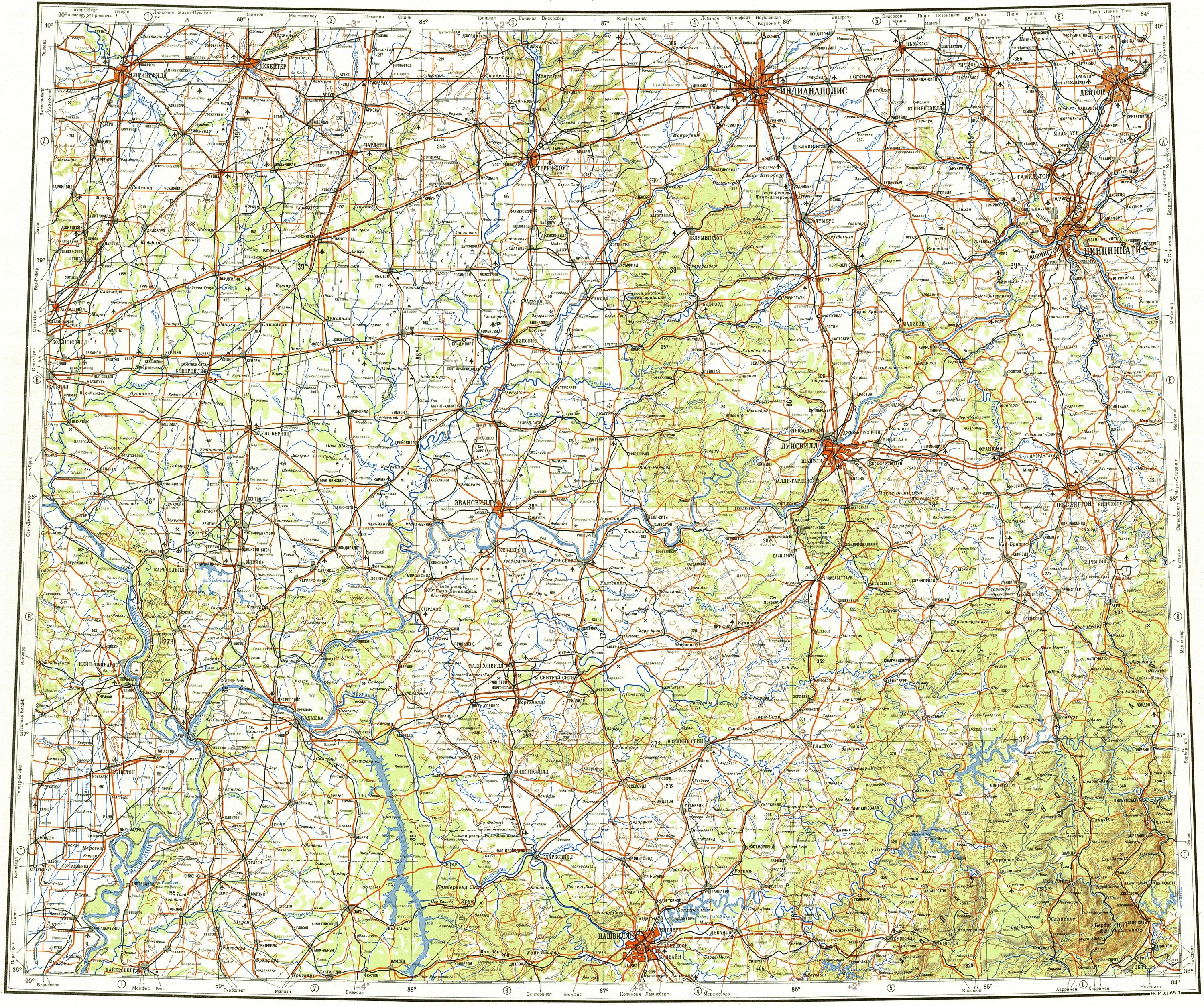 Карты 1 20 10. Топографическая карта 1 1000000. Карта десятикилометровка. Топографическая карта Нэшвилл. Карта 1:1000000 n-39.