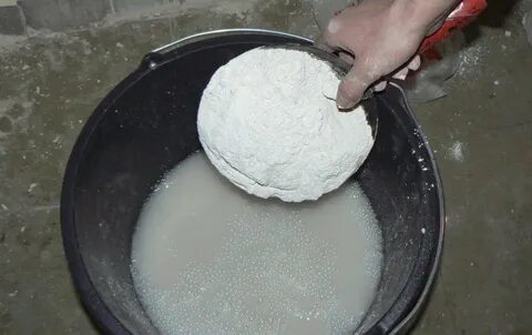 Застывание алебастра