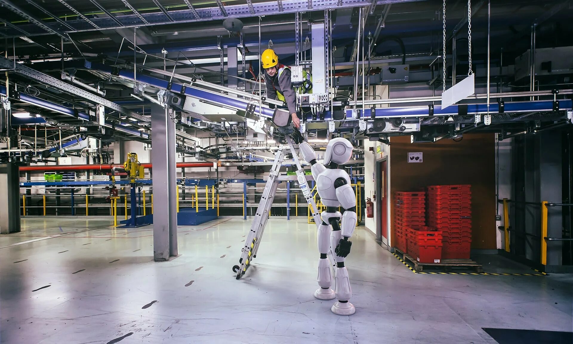 Robot factory. Промышленные роботы. Роботизированный складской комплекс. Складские роботы. Роботы на производстве.