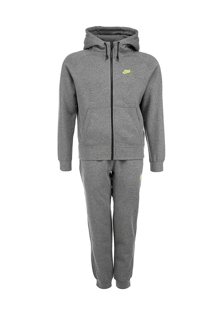 Костюм спортивный Nike(Nike aw77 FLC Hoody Trk St). Nike aw77 FLC Hoody Trk St. Костюм спортивный Nike aw77 FLC Hoody. Спортивный костюм aw77 FLC Hoody Trk St, Nike. Серый костюм найк