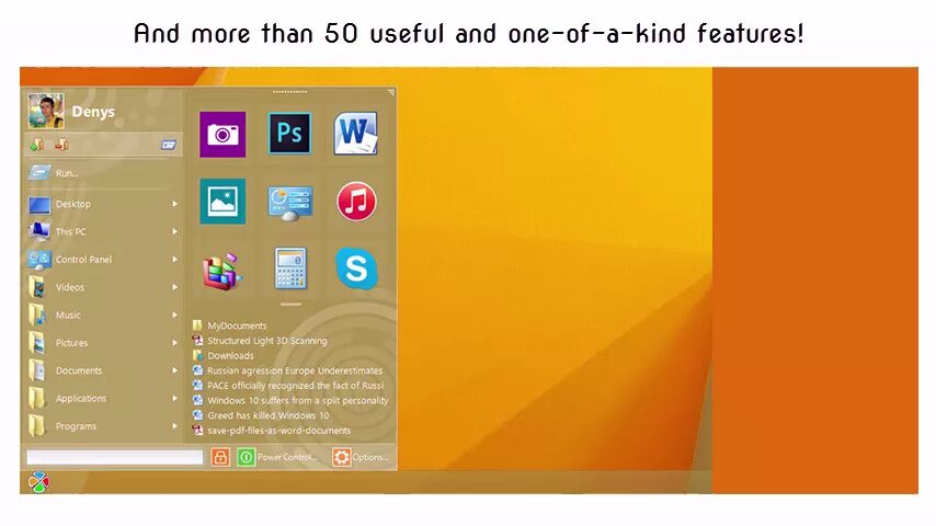 Start menu x. Start menu 10. start menu x pro. start menu 7 pro for windows.