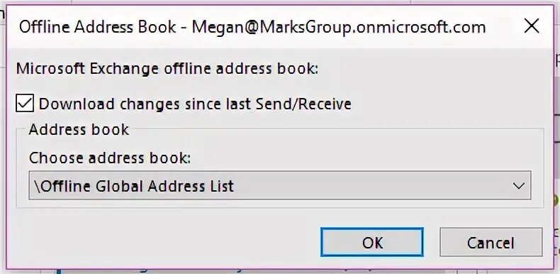 Offline address