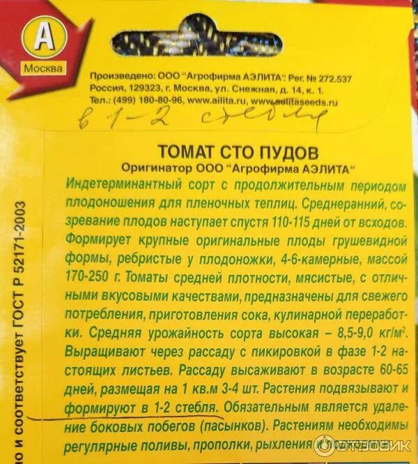 Томат сто пудов характеристика и отзывы. Помидоры СТО пудов. Томат 100 пудов. Томат СТО пудов характеристика.
