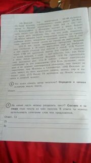Впр русский язык 4 класс про лермонтова