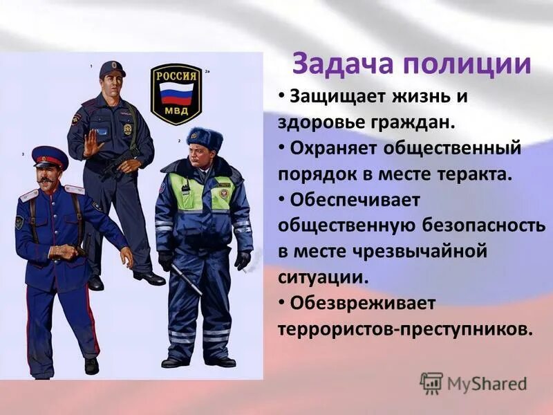 Полиция россии задачи