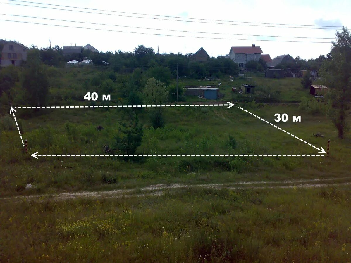 Как отмерить сотку