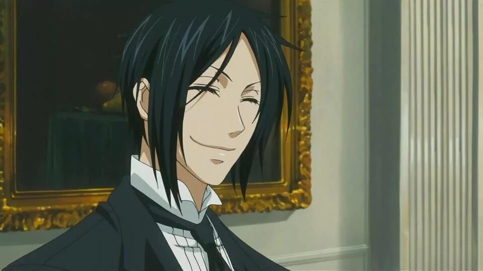 аниме тёмный дворецкий себастьян. себастьян михаэлис том 1. страшный дворецкий. себастьян михаэлис. себастьян михаэлис ухмылка.