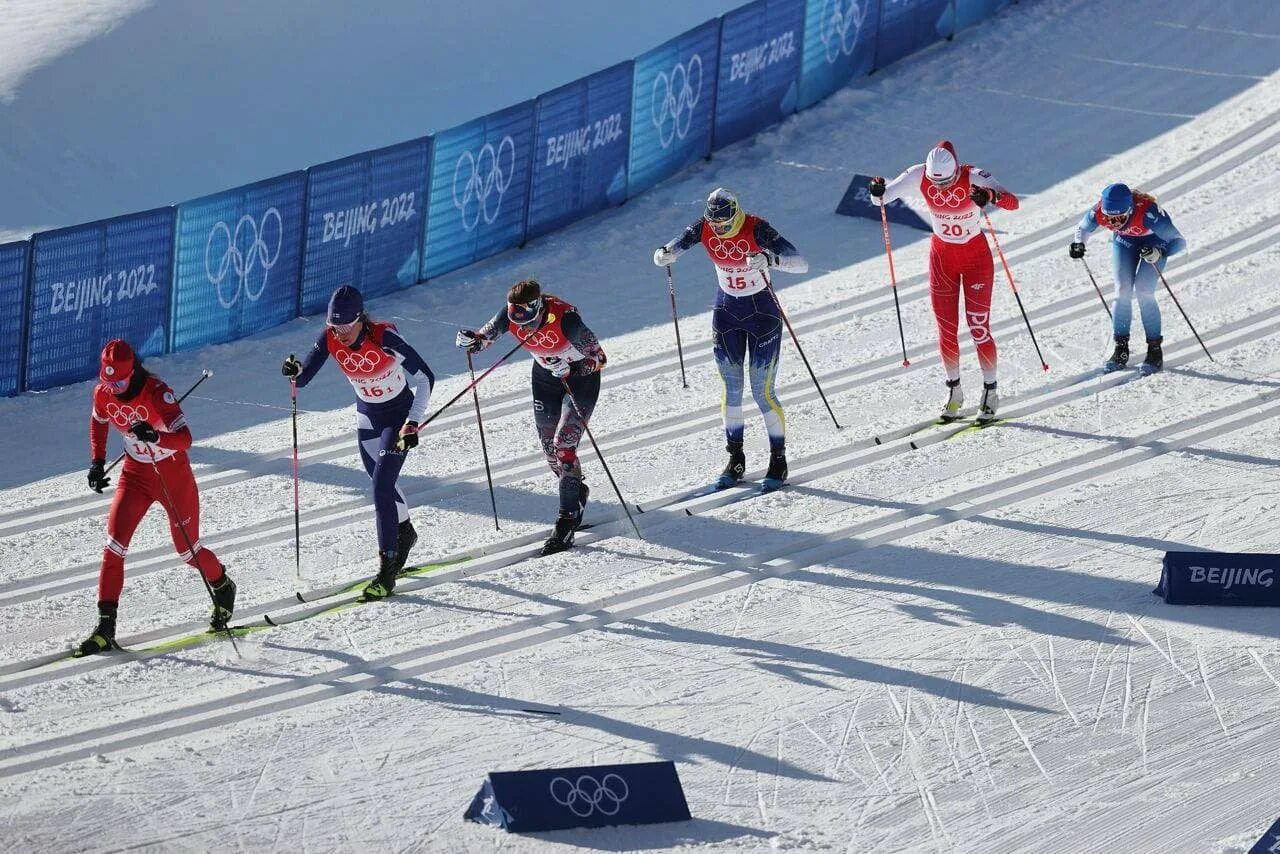 Лыжный спринт видео. Лыжные гонки Пекин 2022.