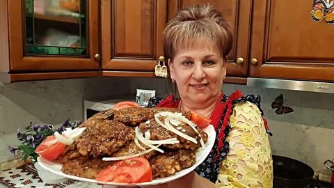 На кухне у любани жареная