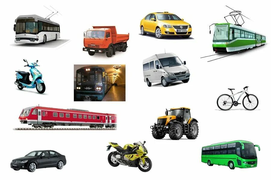Наземный картинки для детей. Наземный транспорт. Разные виды транспорта для детей. Транспортные средства для детей. Иллюстрация с разными видами транспорта.