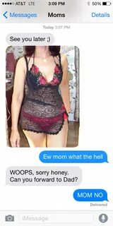 Mom and son sexting