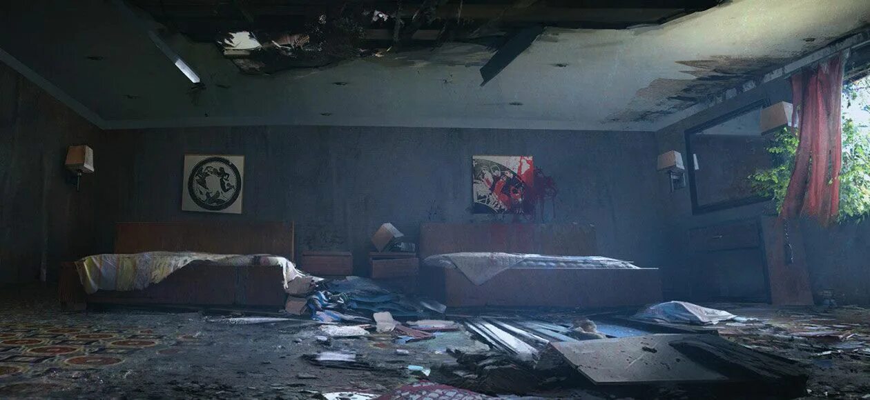 This is us in the room. The last of us комната.