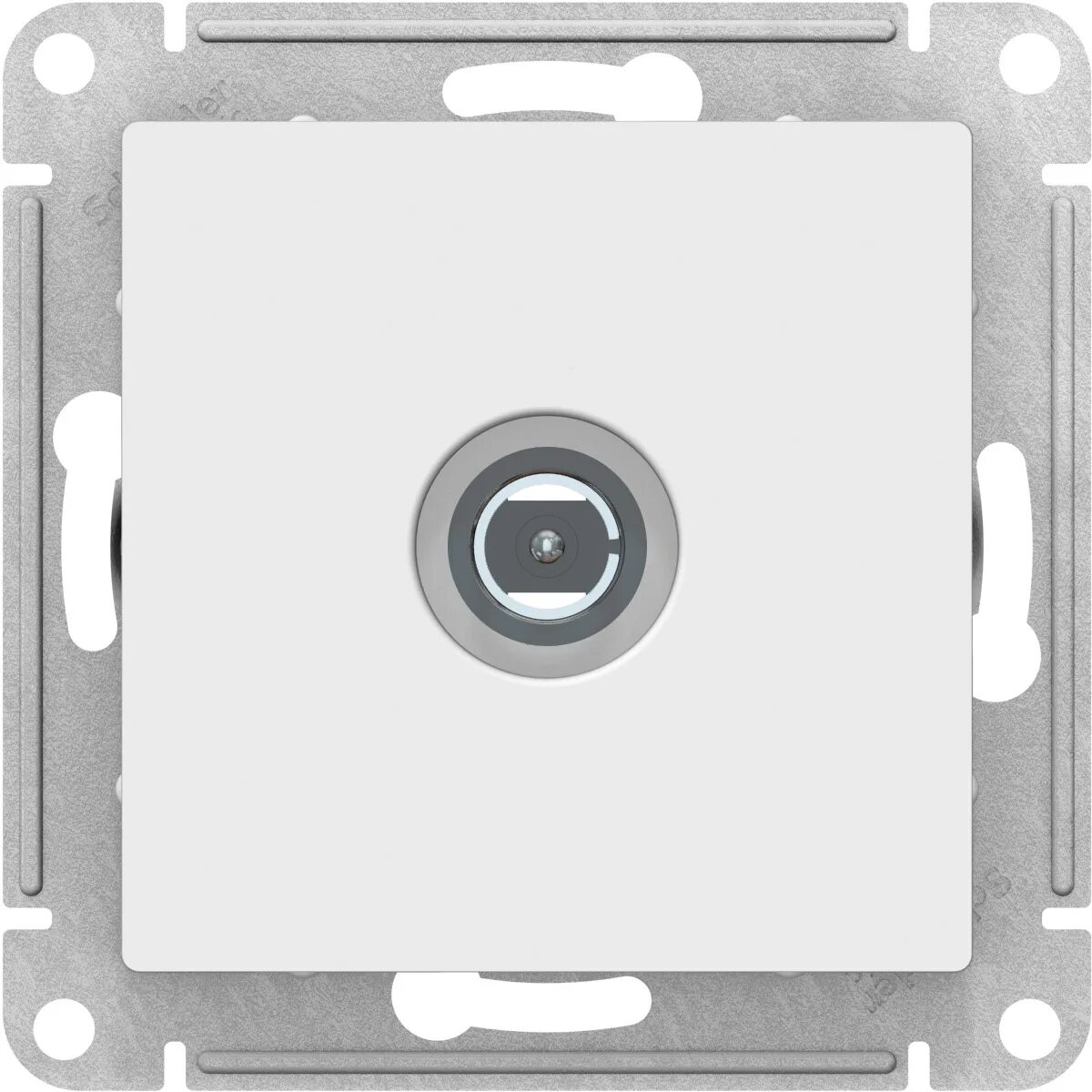 Розетка atlasdesign tv оконечная 1db механизм белый. Tv розетка одиночная. Одиночная розетка. Tv розетка одиночная. Розетка abb 1724-0-4280.
