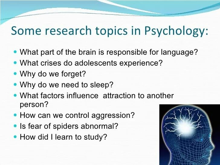 Research topics