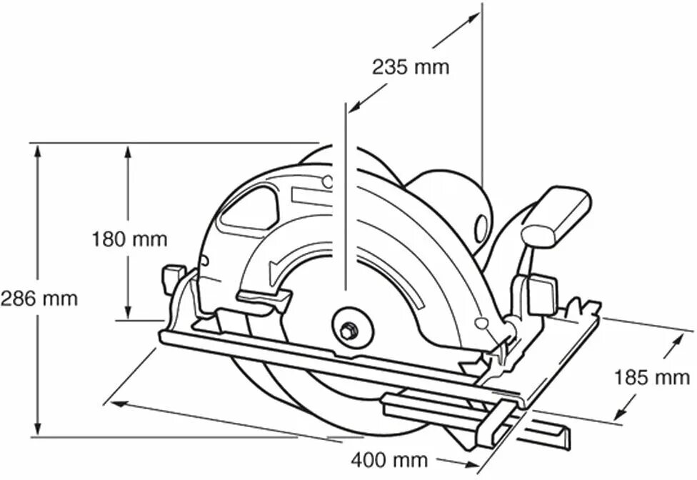 Размеры дисковой пилы. Размеры подошвы Макита 5903r. Makita 5903r размер подошвы. Дисковая пила Makita 5903 r. Пила дисковая Makita 5903 r Размеры.