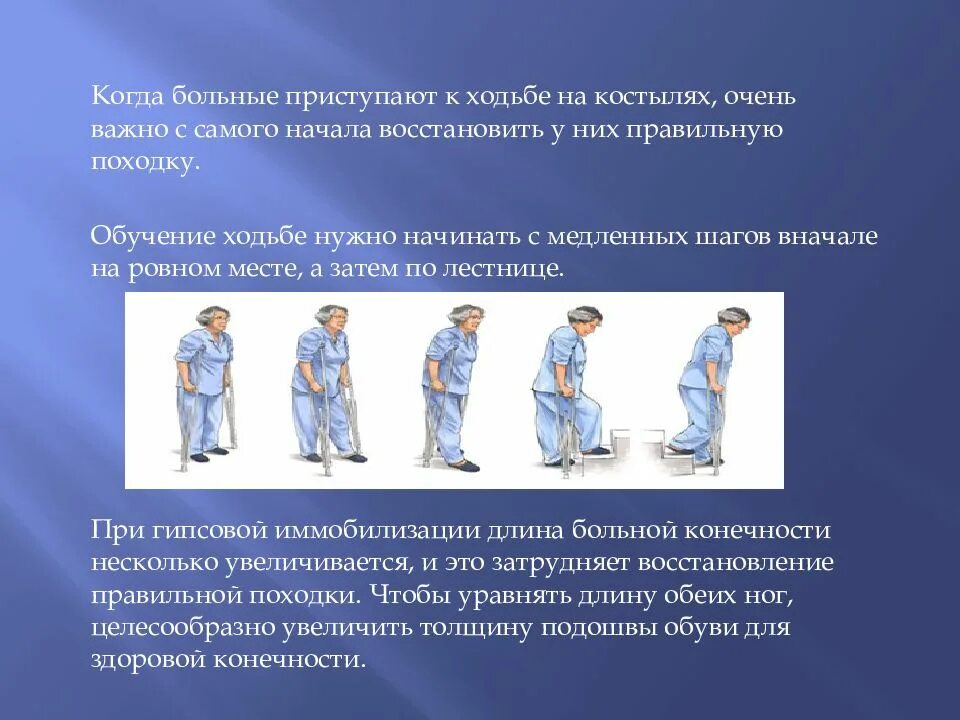 Обучение ходьбе. Обучение пациента ходьбе на костылях. Обучение ходьбе на костылях алгоритм. Алгоритм ходьбы на костылях. Поддержка пациента при ходьбе алгоритм.