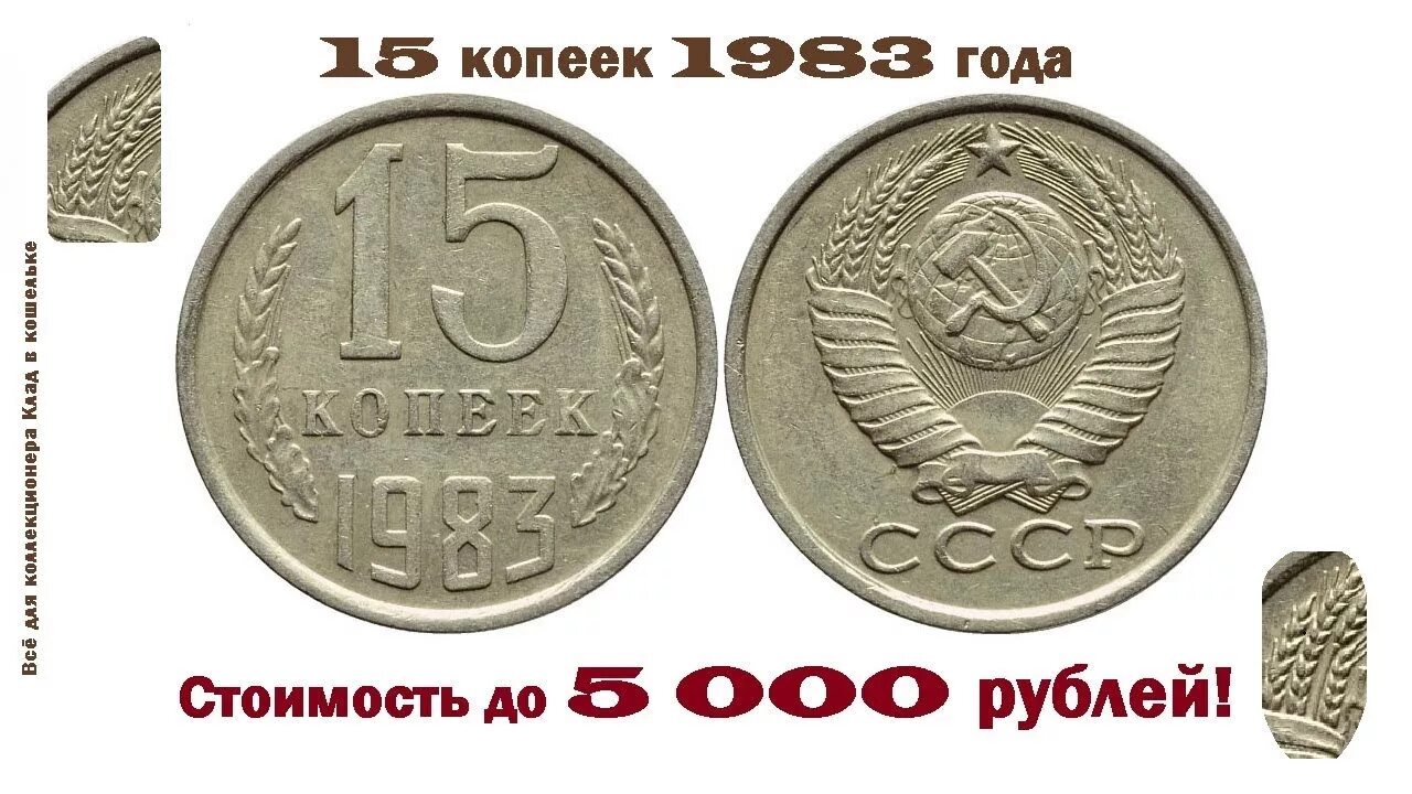 15 Копеек 1983 СССР монета. Редкие монеты 15 копеек СССР. 15 Копеек 1983 года СССР 15 копеек. Редкие дорогие монеты СССР 15 копеек.