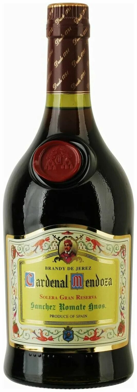 Cardenal mendoza бренди. кардинал мендоза бренди 30 лет. испанский коньяк кардинал мендоза. хересный бренди кардинал мендоза. бренди де херес кардинал мендоза.