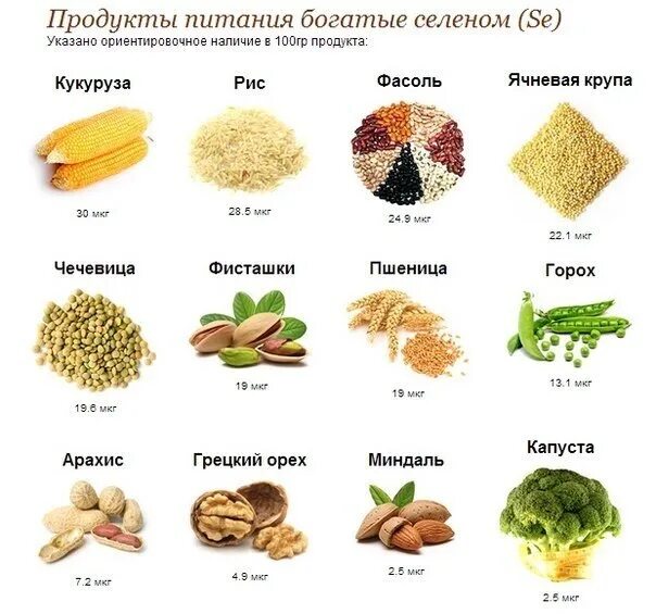 Что дает селен. Продукты богатые селеном. Продукты с цинком и селеном.