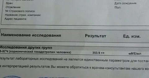 Хгч на 7 день
