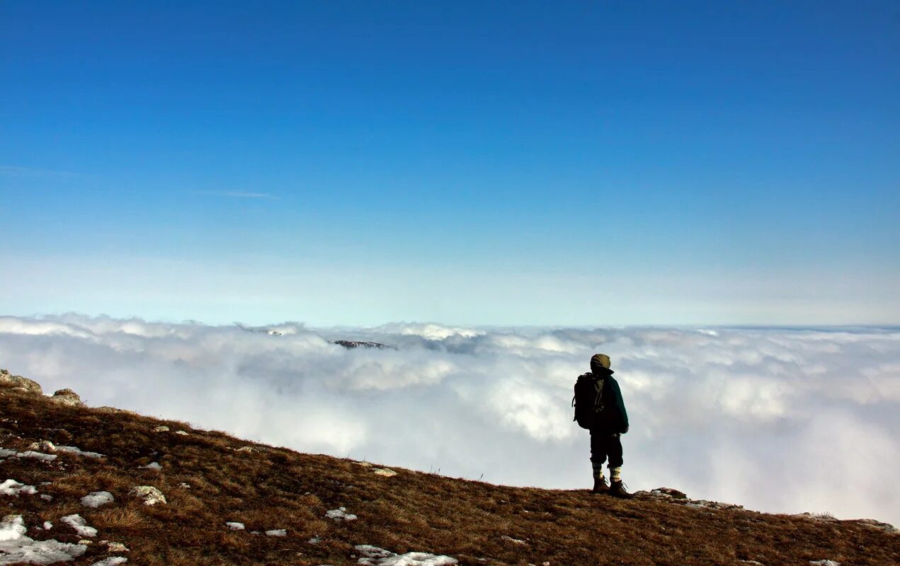 прогулка над облаками.