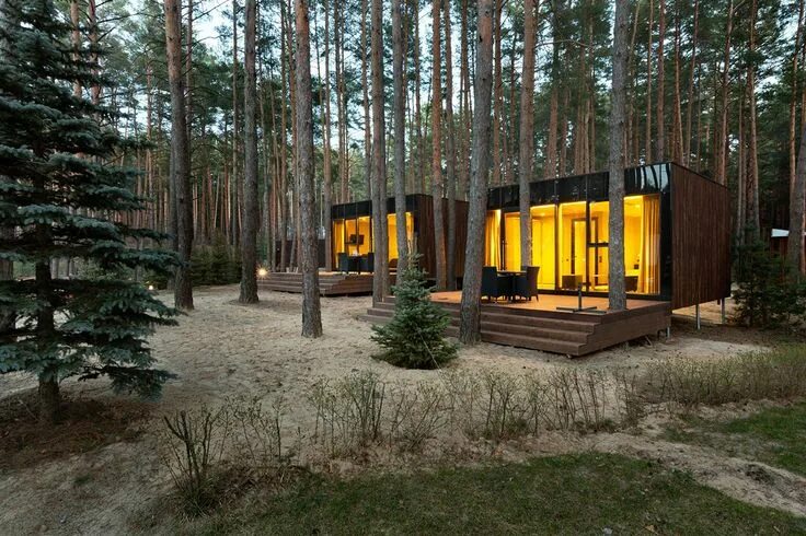 Проект современного дома в лесу Gallery of Case Inlet Retreat / MW works 17 Architecture, Beautiful small home