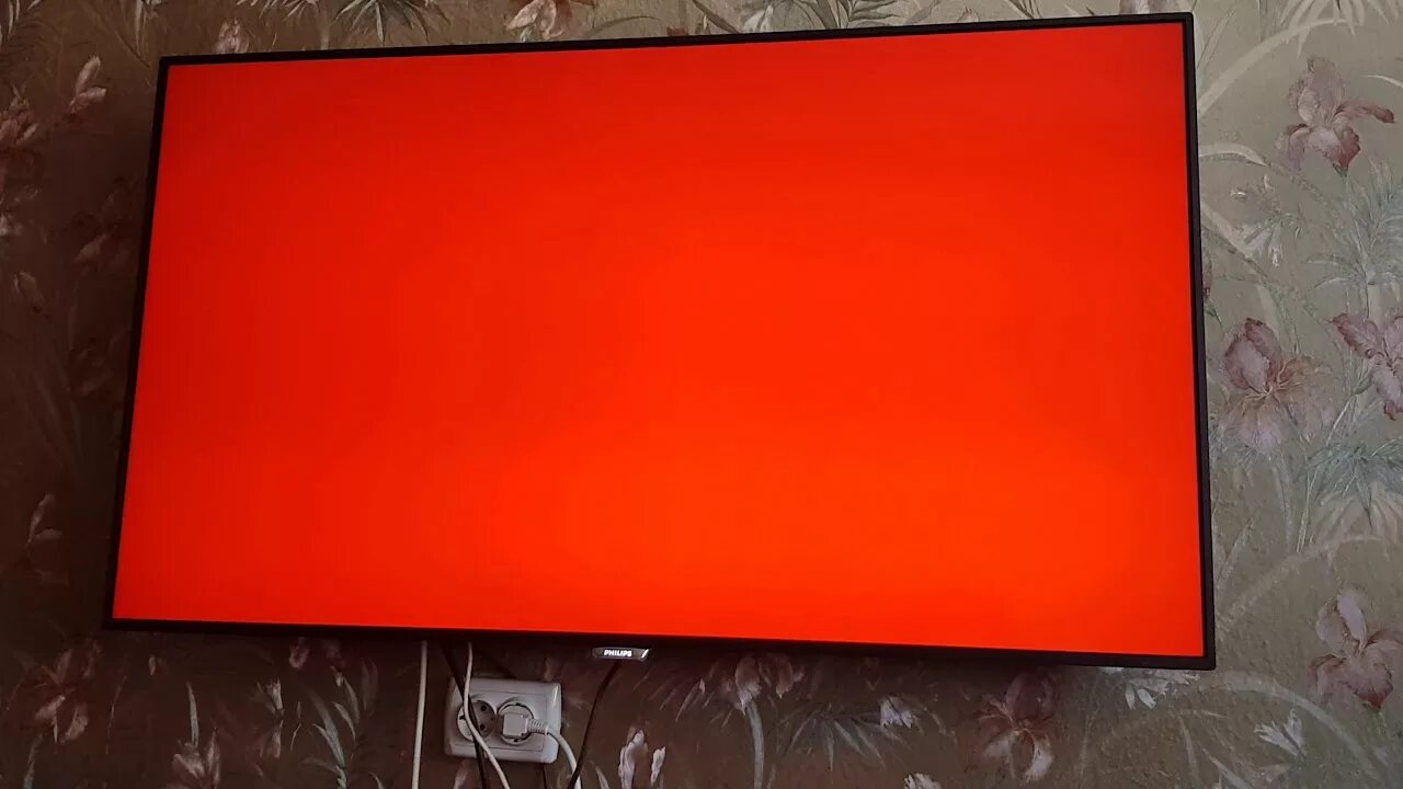 Монитор красный цвет. Philips 48pus7600 2015 led. Мигающий экран. Красный экран. Телевизор красного цвета.