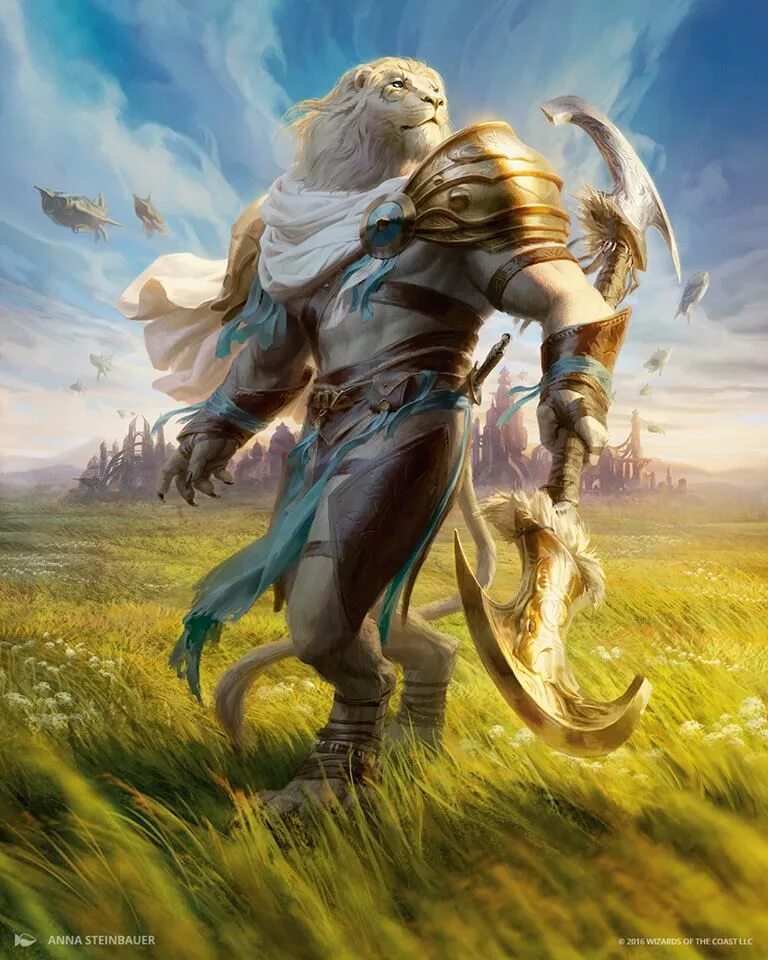 Selfless warrior. Аджани MTG. Аджани МТГ арт. Лев Аджани. Златогривый Аджани.