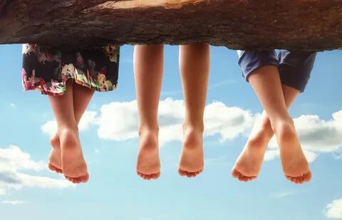 Land on their foot