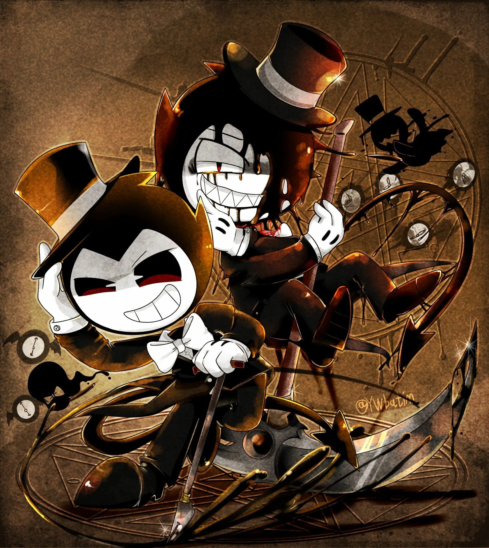 Bandy чернильный демон. Bendy fan. Бенди и чернильная машина арт бенди. Bendy fan. Bendy fan.