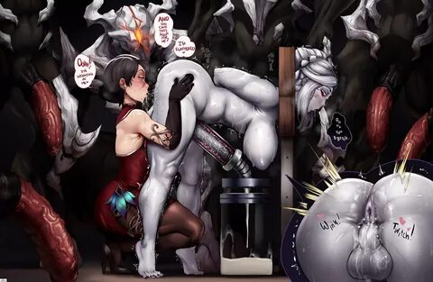 Cinder milking Salem (JLullaby) RWBY.