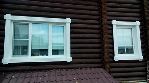 Деревянная обналичка окон снаружи