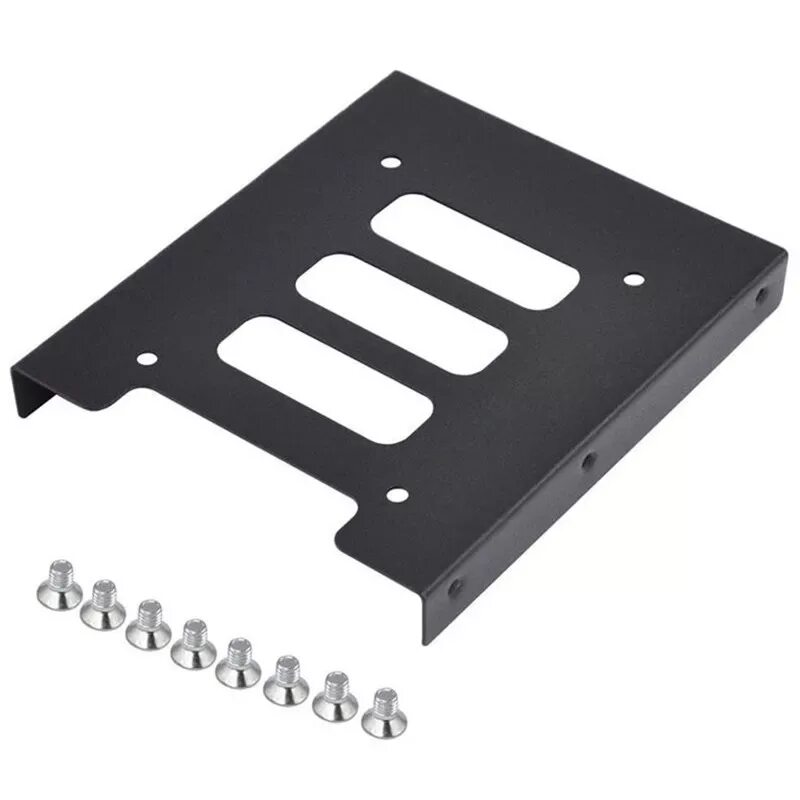 Адаптер для ssd диска 2.5. Монтажный кронштейн для ssd hdd 2,5-3,5 дюйма. салазки (адаптер 2.5&quot; на 3.5&quot;. переходник ssd hdd 3.5. переходник ssdhdd 2.5.