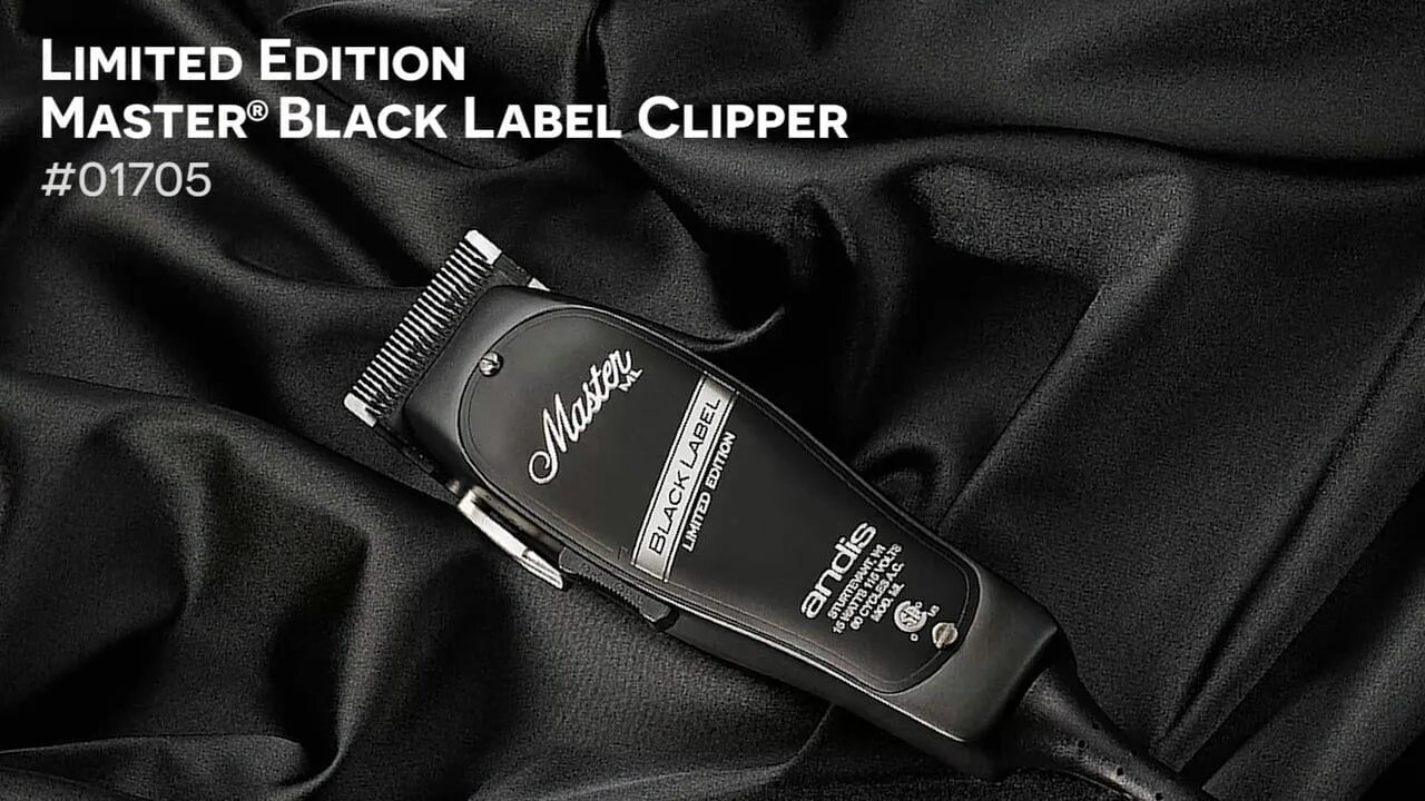 Master limited. Black Label Limited Edition. Масло Andis. Черная матовая Clipper. Andis Master проводная переходник.