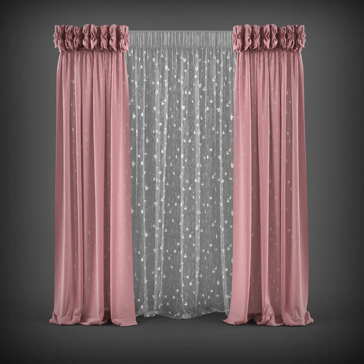 Curtain 3d modeling