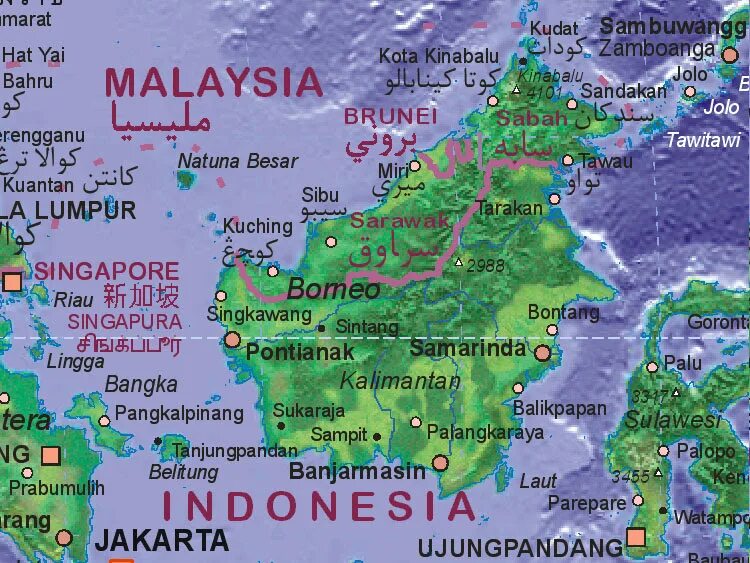Малайзия на карте. Карта Малайзии с островами. Малайзия на карте фото. Карта малайзия на русском языке