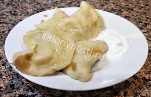 Вареники с картошкой калорийность на 100 грамм