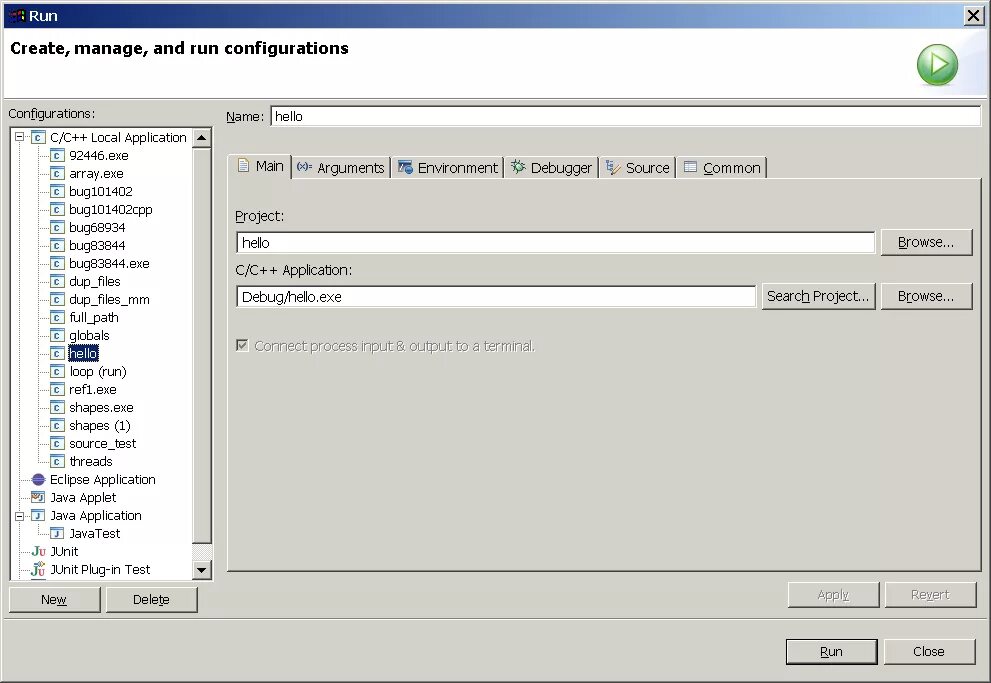 Eclipse c++. Configuration by configurations.creating описание. Windows Run config. Поддерживаемые функции Eclipse.