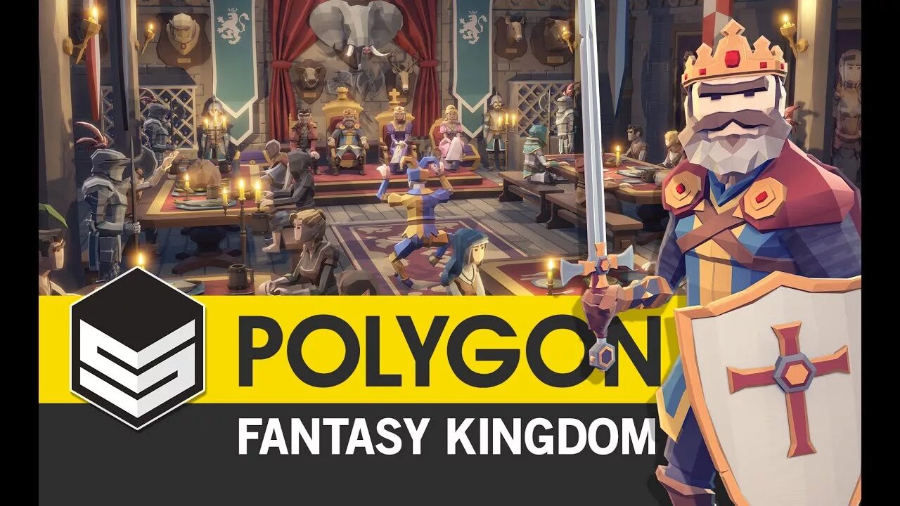 Polygon fantasy. Polygon - fantasy kingdom.