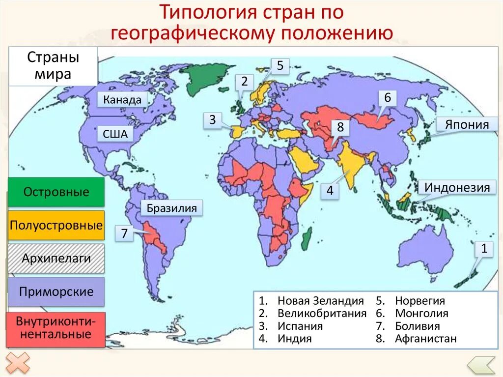 Перечислить федеративные страны. Географическое положение стан. Приморские страны. Государства по географическому положению. Географическое положение стран.